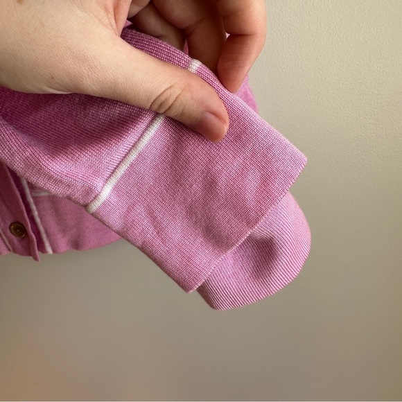 Athleta Pink Lightweight Button Cardigan XS - Picture 5 of 12